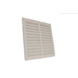 PACK OF 2 9" x 6"  White Louvre Vent with Flyscreen BM466F 