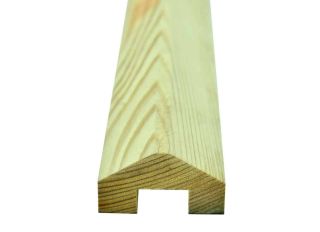 Treated Machined Rebated Pointed Capping Redwood 50x38x3.6m