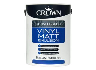 Crown Contract Vinyl Matt Brilliant White 5L