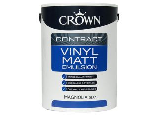 Crown Contract Vinyl Matt Magnolia 5L