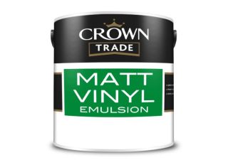 Crown Trade Matt Emulsion Brilliant White 5L