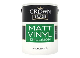 Crown Trade Matt Emulsion Magnolia 5L