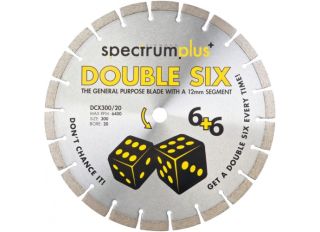Spectrum Double Six General Purpose Diamond Blade 115x22mm