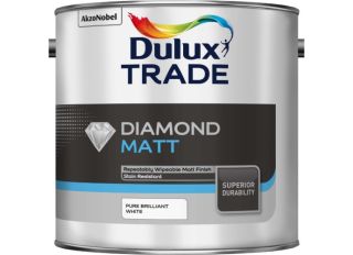 Dulux Trade Diamond Matt Pure Brilliant White 2.5L