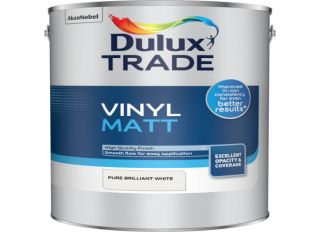 Dulux Trade Vinyl Matt Pure Brilliant White 5L