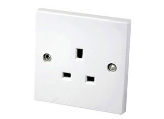 1 Gang Flush Socket Unswitched