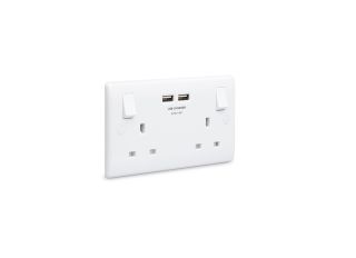 Nexus 2G Switched Socket with 2 USB