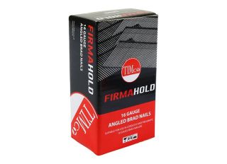 TIMCO FirmaHold Collated Brad Nails & Fuel Cells - Angled - Galvanised 16g x 50mm Box 2000