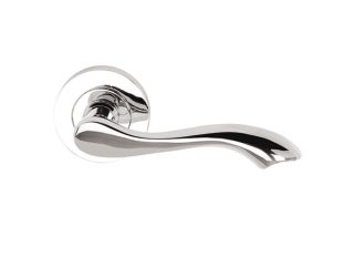 Dale Venus Lever on Rose Privacy Handle in Polished Chrome