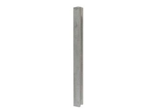 100 x 125mm Slotted End Concrete Fence Post 2.36M