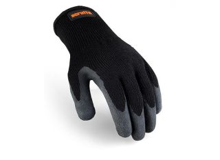 Scruffs Utility Latex Coated Glove Black