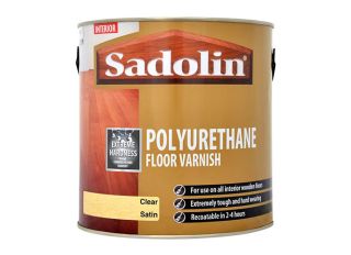Sadolin Polyurethane Floor Varnish 2.5 Litre - Clear Satin