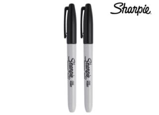 Sharpie Marker Pens Pack of 2 in Black.