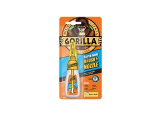 Gorilla Superglue Brush and Nozzle 12g