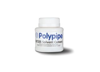 SC125 Polypipe Building Solvent Cement with Brush 125ml