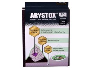 Arystox 80 Grit Flexible Sanding Pads (Twin Pack)