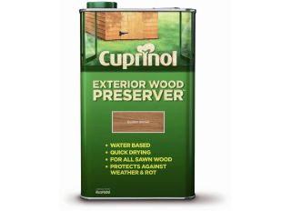 Cuprinol Exterior Wood Preservative 5L Golden Brown