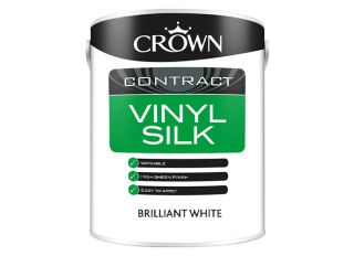 Crown Contract Vinyl Silk Brilliant White 2.5L
