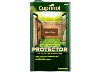 Cuprinol Shed and Fence Protector 5L Golden Brown