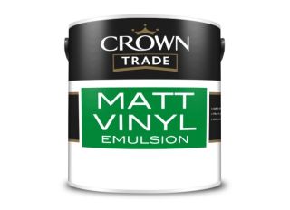 Crown Trade Matt Emulsion White 5L