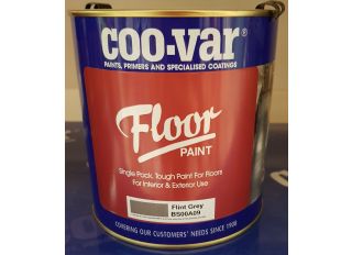 Coo-Var Grey Floor Paint Flint 5L