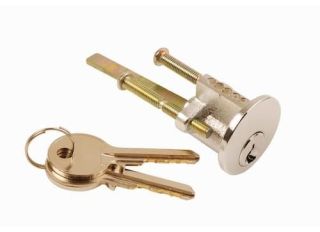 Night latch Cylinder Only Polished Chrome Plated