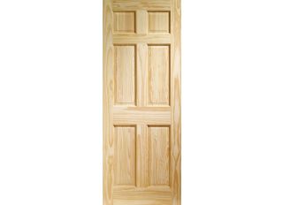 Internal Clear Pine Colonial 6 Panel Door 1981x838x35mm