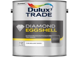 Dulux Trade Diamond Quick Drying Eggshell Pure Brilliant White 5L