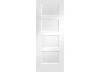Internal White Primed Shaker 4 Panel Door 1981x610x35mm