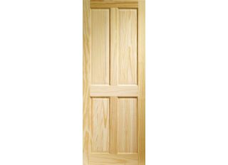 Internal Clear Pine Victorian 4 Panel Door 1981x712x35mm