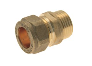 Brass Compression Male Iron Adapter 22mm x 1