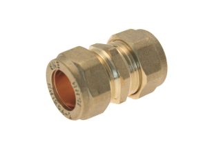 Brass Compression Straight Coupling 10mm