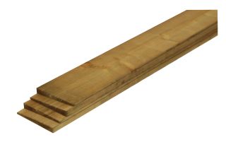 Feather Edge UC3 Treated Timber Board 150x22mmx1.8m