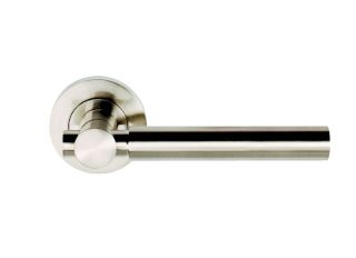 Dale Astro Lever on Round Rose Satin Nickel Plated