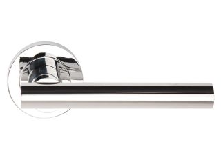 Dale Sultan Polished Chrome Lever Handle Round Rose Set
