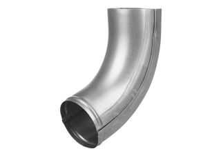 Galvanised Steel Round Downpipe Shoe 80mm