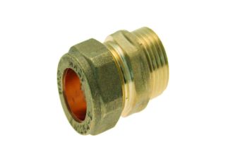 Brass Compression Male Iron Adapter 10mm x 1/4