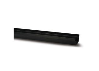 RS200B Polypipe Square Gutter 2m x 112mm Black