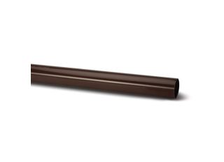 RR121BR Polypipe Round Downpipe 68mmx2.5m Brown
