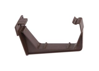 RS209BR Polypipe Square Fascia Bracket 112mm Brown