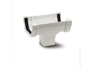 RS205W Polypipe Square Running Outlet 112mm White