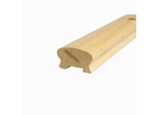 Softwood Rebated Crown Handrail 50x75mm (Finished 44x69mm)