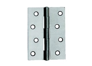 Dale Self Colour Steel Fixed Pin Butt Hinges 102mm