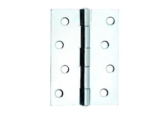 Dale BZP Fixed Pin Steel Butt Hinges 76mm