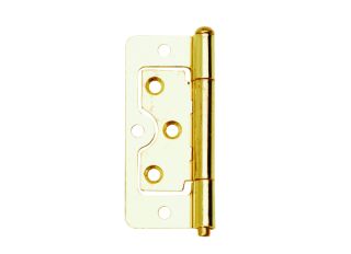 Dale Electro Brass Flush Hinges 40mm