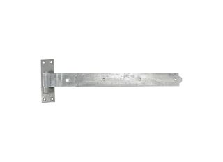TIMCO Cranked Band Hook Plate Galvanised 450mm 2pc
