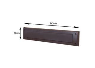 Exitex PVC Letterplate Seal With Flap Brown
