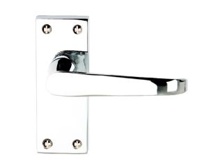 Dale Polished Chrome Plated Victorian Lock Furniture