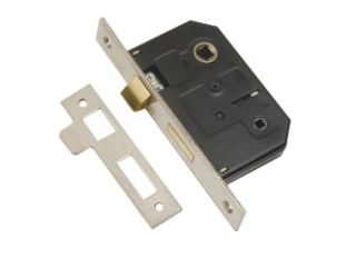Dale Electro Brass Plated Bathroom Mortice Lock 63mm