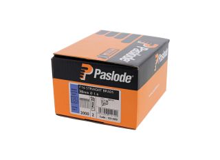 Paslode F16 Electrogalv Straight Brads 38mm with 2 Fuel Cells 2000 Brads